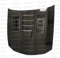 SEIBON Carbon Fiber Hood Ford Mustang YR: 2005-2008
